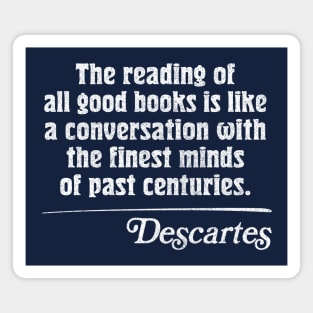 Descartes Reading Quote Magnet